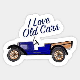 Old Cars Are Cool Sticker